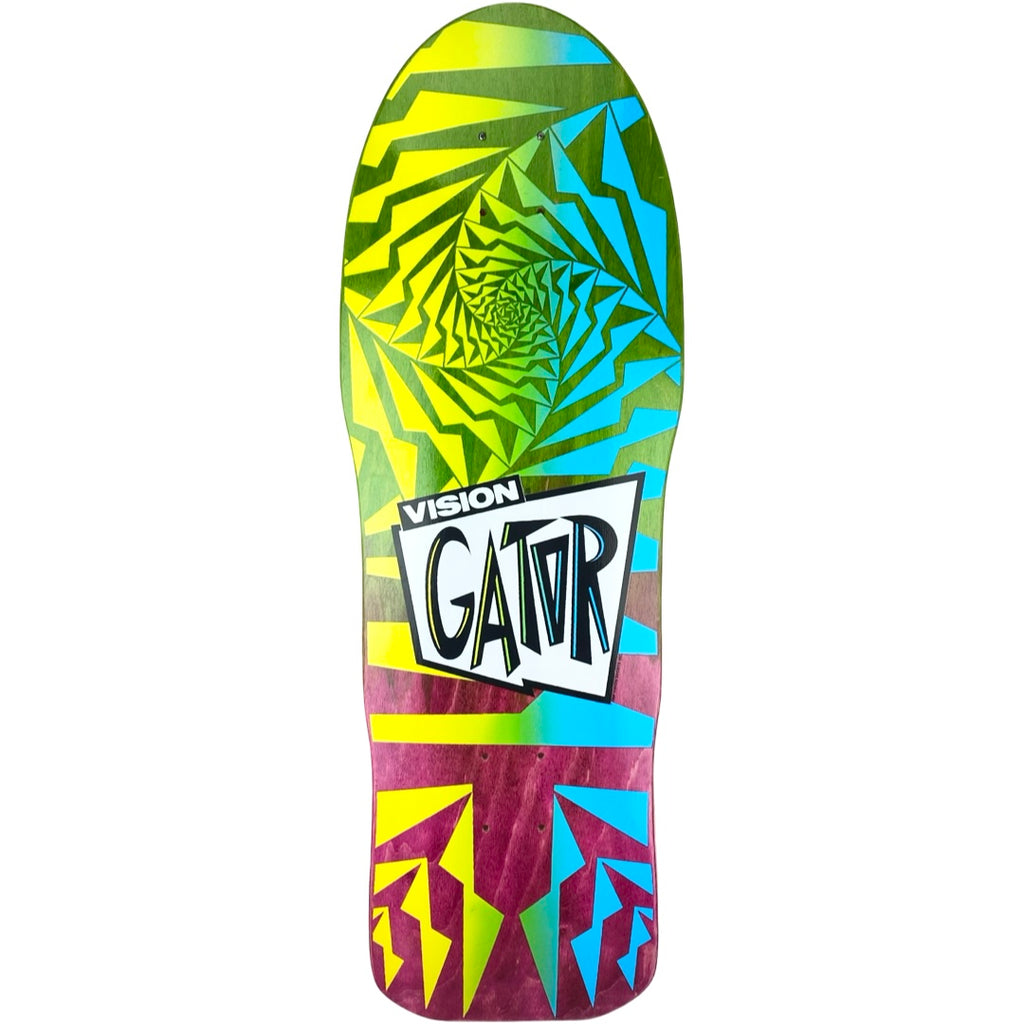 Vision Gator II Limited Two Tone Green/Pink Stain Deck - 10.25