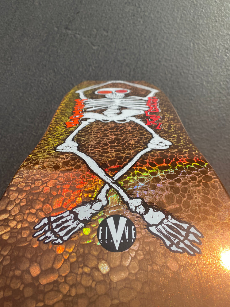 Vision Groholski Skeleton Limited Brown Scale Foil Deck - 10.25