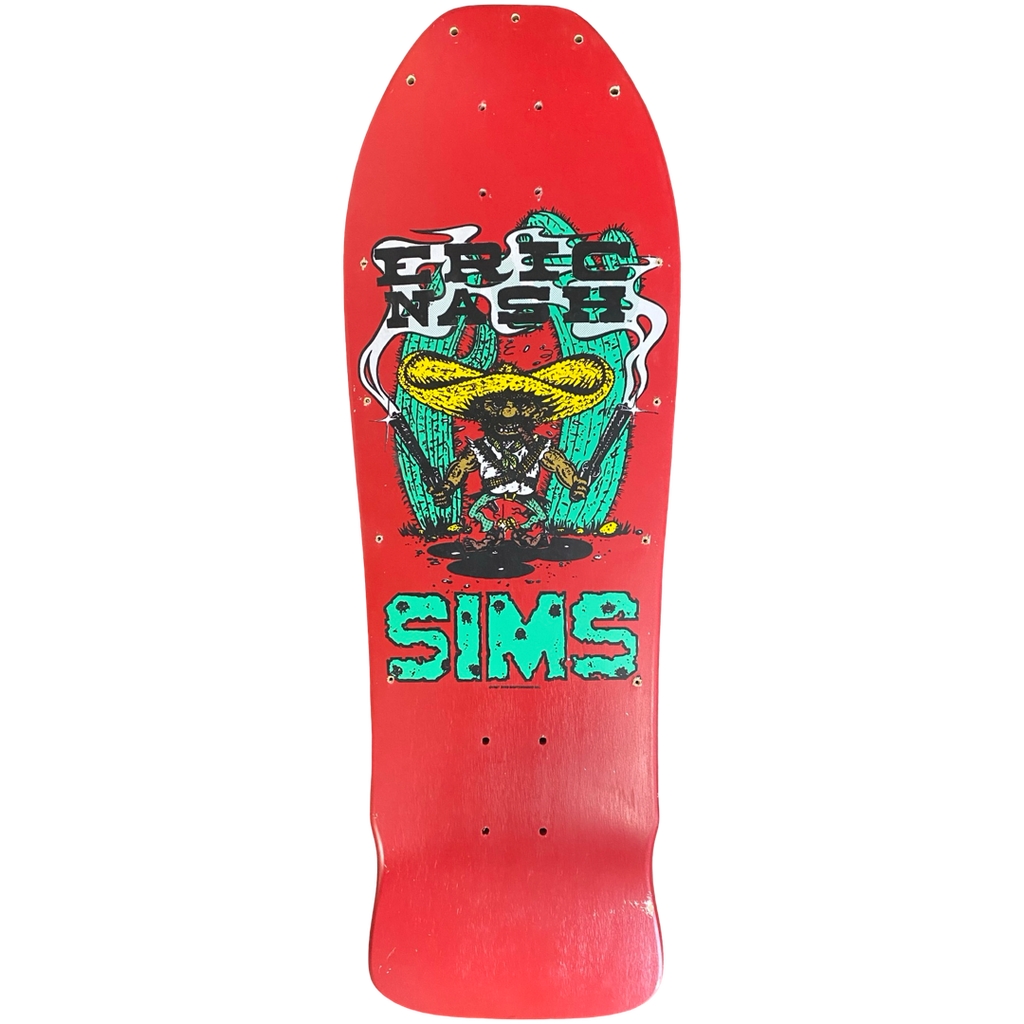 Original Sims Eric Nash Bandido Deck - Red - 10