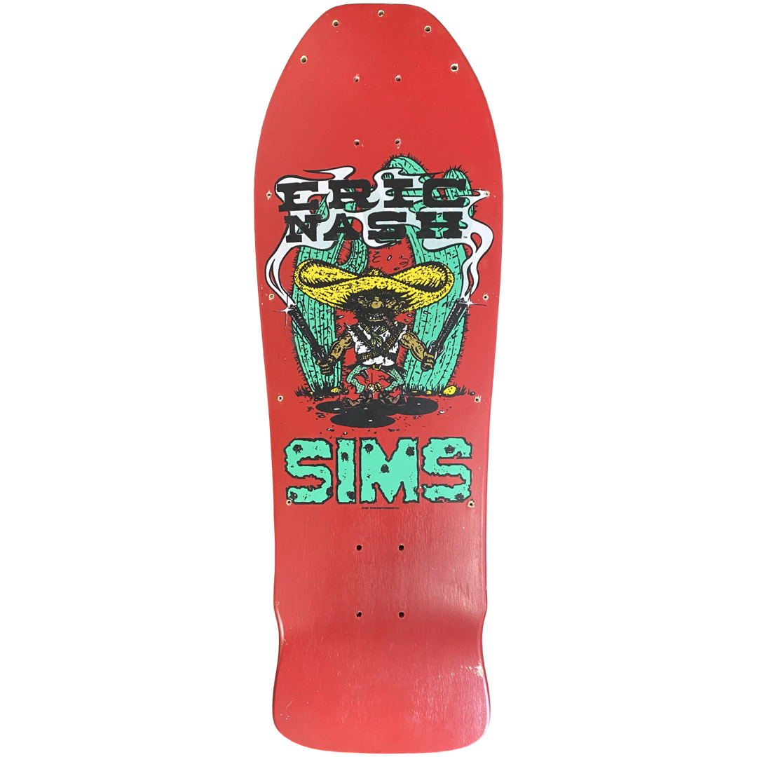 Original Sims Eric Nash Bandido Deck - Red - 10