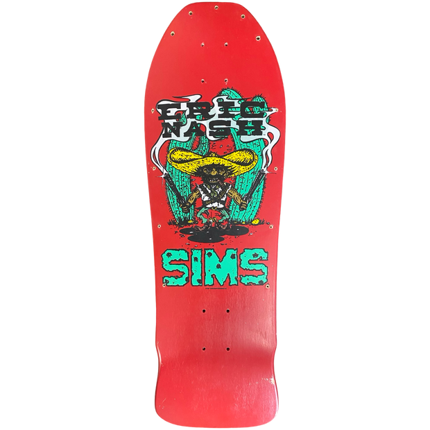 Original Sims Eric Nash Bandido Deck - Red - 10