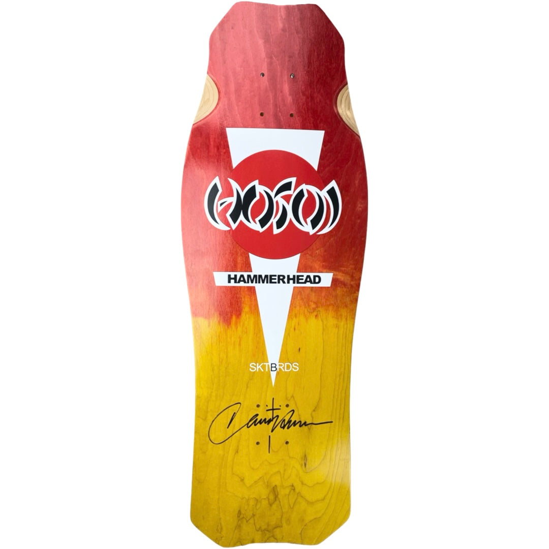 Hi,how are you? / 『バンホーテン』 Hosoi O.G. Hammerhead Limited Two Tone Red/Yellow Stain Deck