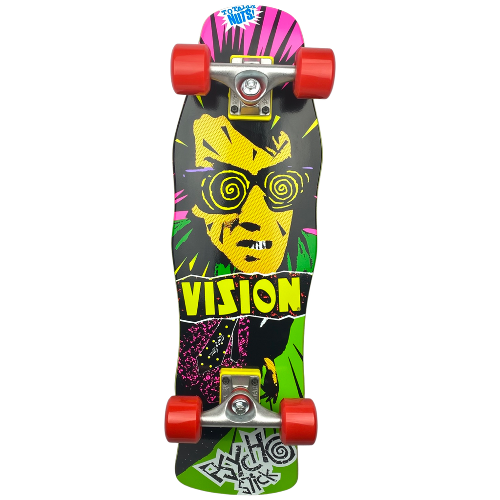Vision Psycho Stick Mini Cruiser Complete Green - 8 Vision Psycho Stick Mini Cruiser Complete Green - 8