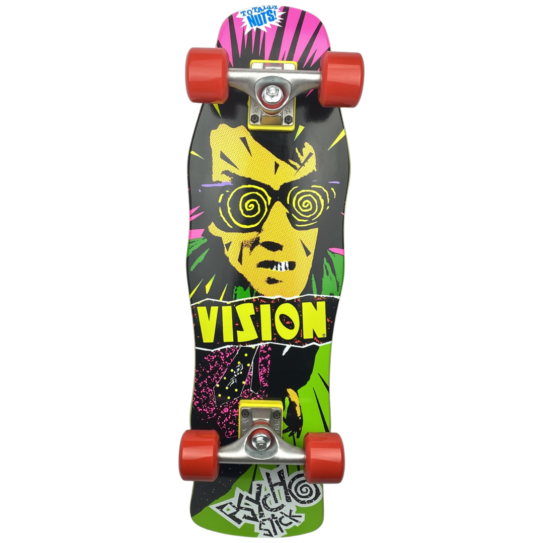 Vision Psycho Stick Mini Cruiser Complete Green - 8 Vision Psycho Stick Mini Cruiser Complete Green - 8
