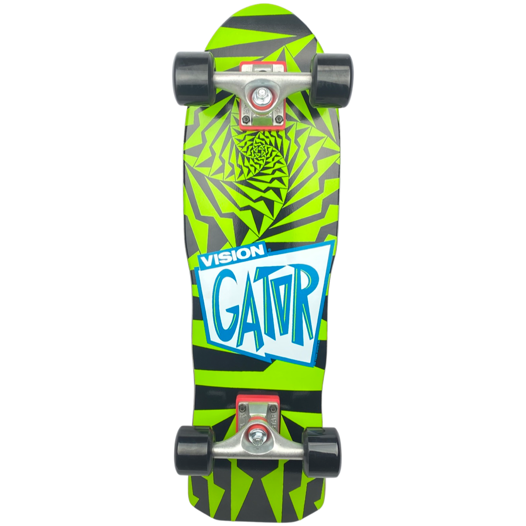 Vision Gator II Mini Cruiser Complete Black/Green - 8