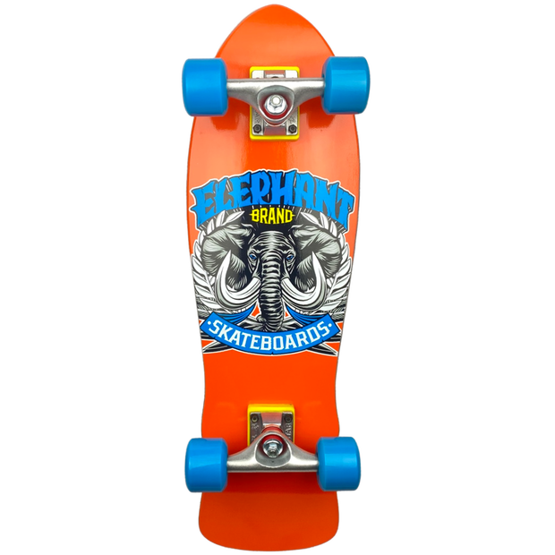 Elephant Brand Street Axe Mini Cruiser Complete Orange - 8.25 Elephant Brand Street Axe Mini Cruiser Complete Orange - 8.25