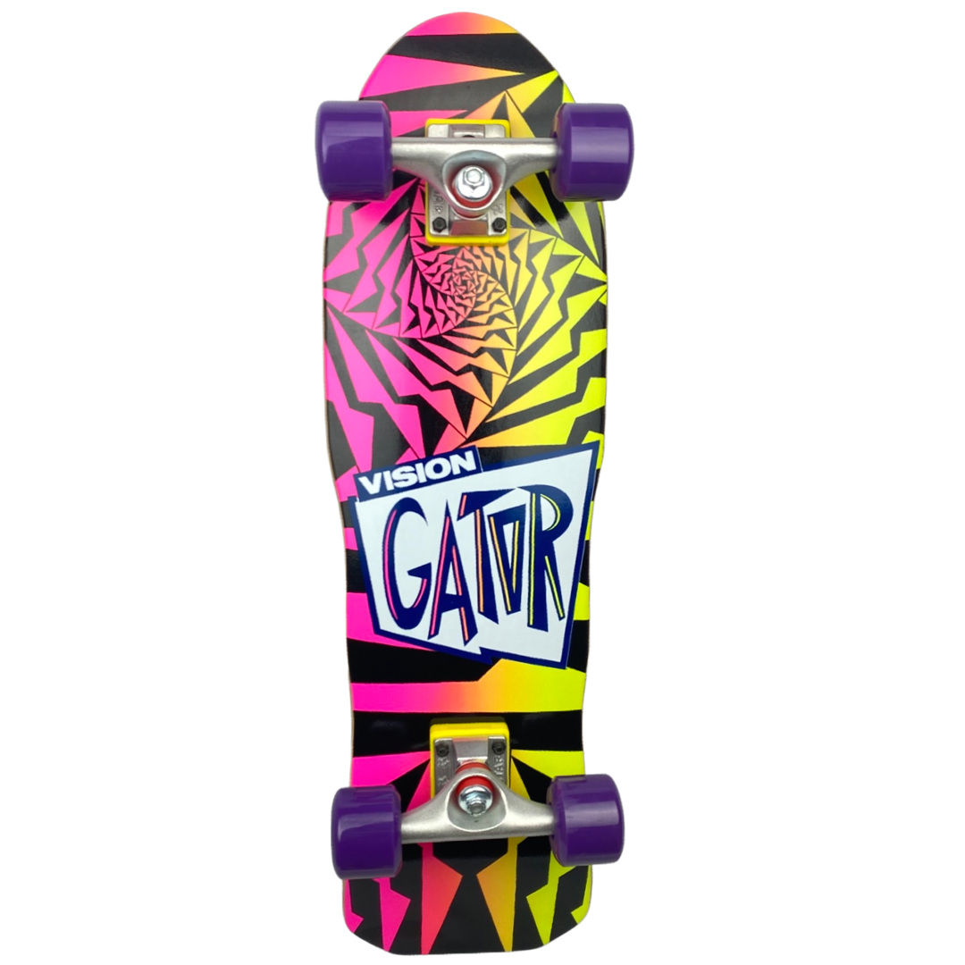 Vision Gator II Mini Cruiser Complete Black Fade - 8