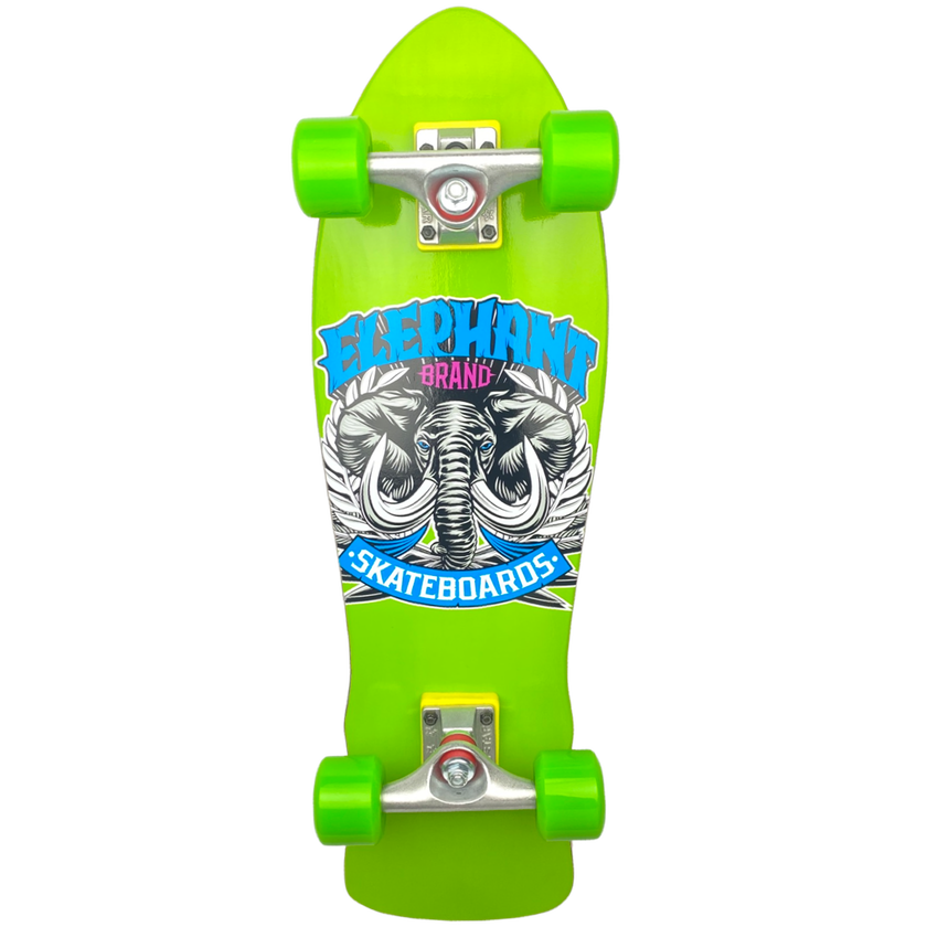 Elephant Brand Street Axe Mini Cruiser Complete Green - 8.25"x28"
