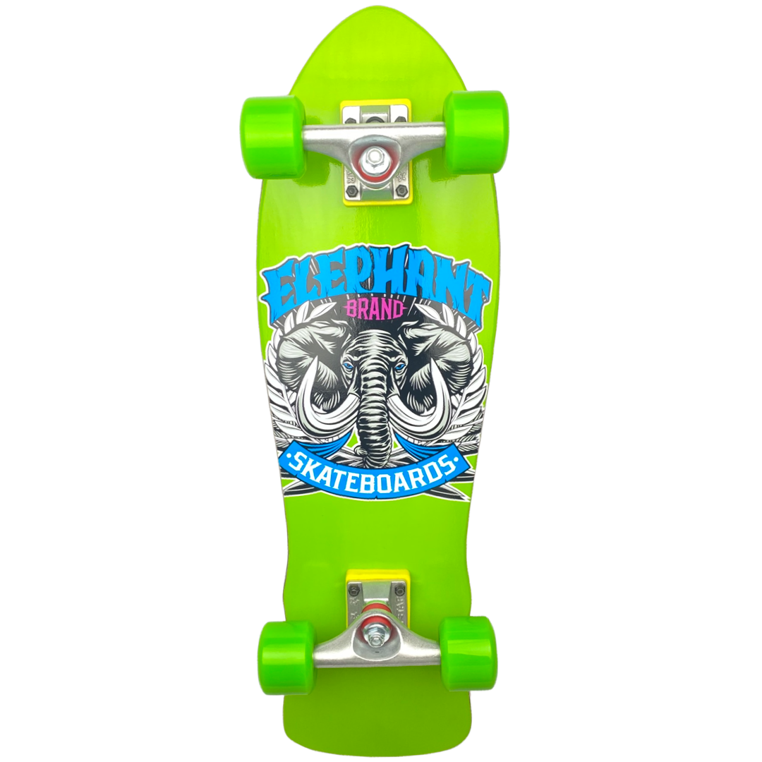 Elephant Brand Street Axe Mini Cruiser Complete Green - 8.25
