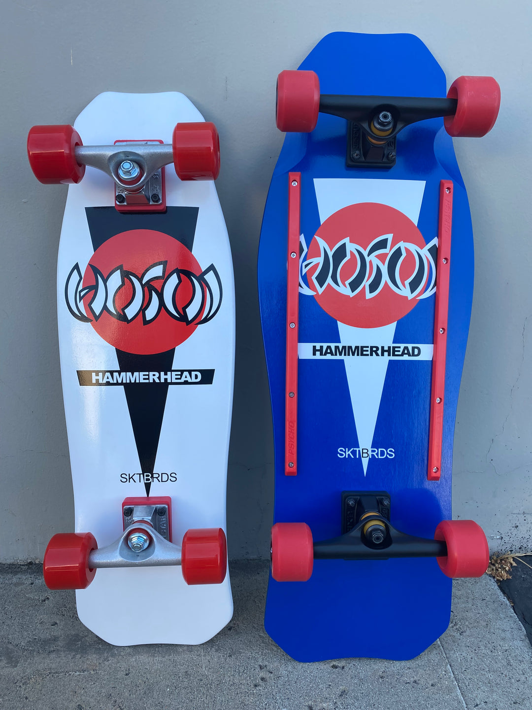 Hosoi Skateboards Hammerhead Mini Cruiser Complete White – 8.5 Hosoi Skateboards Hammerhead Mini Cruiser Complete White – 8.5