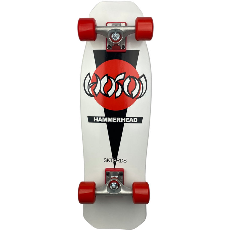 Hosoi Skateboards Hammerhead Mini Cruiser Complete White – 8.5