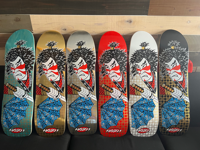 Hosoi Skateboards- Lonny Hiramoto Samurai Deck 9