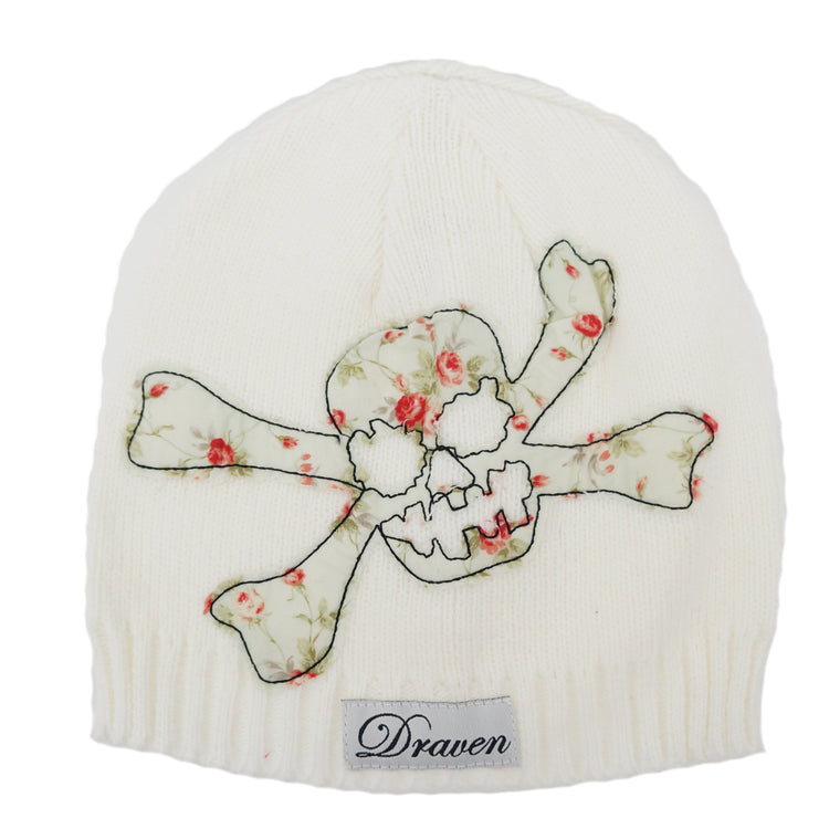 Ed Hardy Women’s Beanie Hats with Skull and Roses Design Ed Hardy Skull Beanie - Black/combo | Fashion Nova main image 2