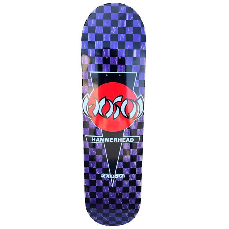 Hosoi Hammerhead Checkerboard Deck - Popsicle Shape