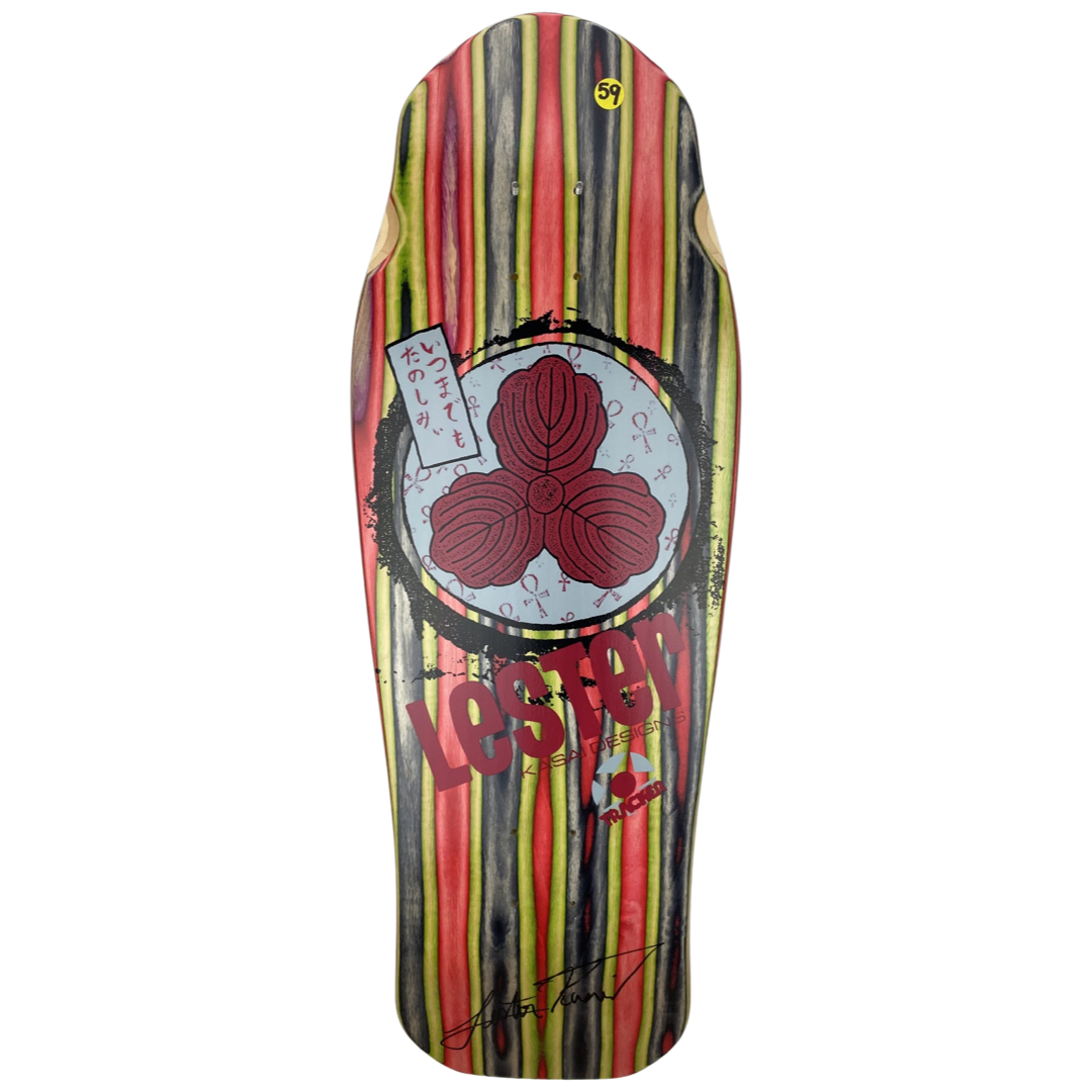 Tracker Lester Kasai Signed Oak Leaf Swirl -#59 Limited Deck - 10