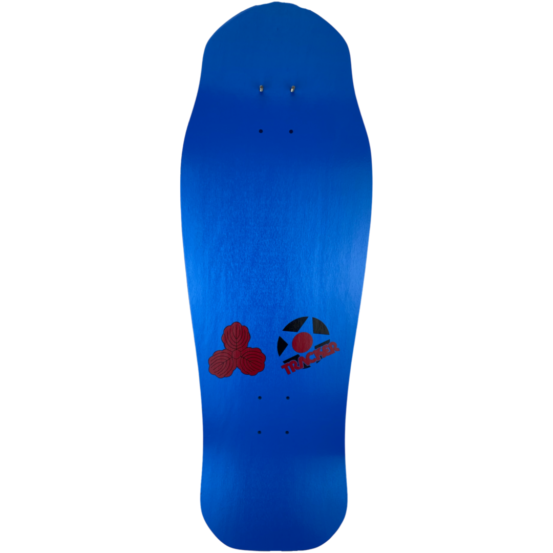 Tracker SIGNED Lester Kasai Oak Leaf- Blue Deck- 10 3/8