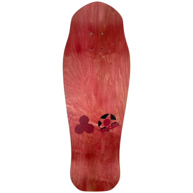 Tracker Lester Kasai Signed Oak Leaf Swirl -#50 Limited Deck - 10 3/8" x 30.5"