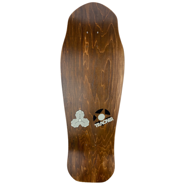 Tracker Lester Kasai Signed Oak Leaf Swirl -#55 Limited Deck - 10 3/8" x 30.5"