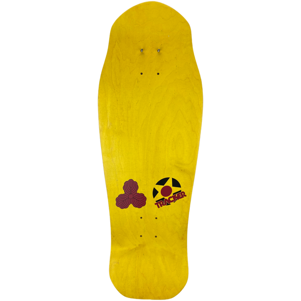 Tracker Lester Kasai Signed Oak Leaf Swirl -#59 Limited Deck - 10 3/8" x 30.5"