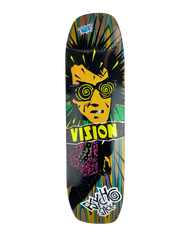 Vision Psycho Stick Swirl x Modern Shaped  Deck- 8.875"x32.75"