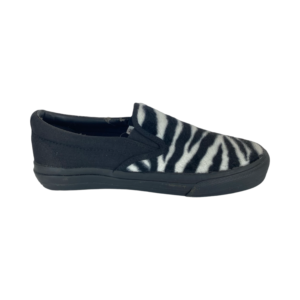 Draven Zebra Fur Slip-Ons Men's Shoes