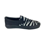 Draven Zebra Fur Slip-Ons Men's Shoes