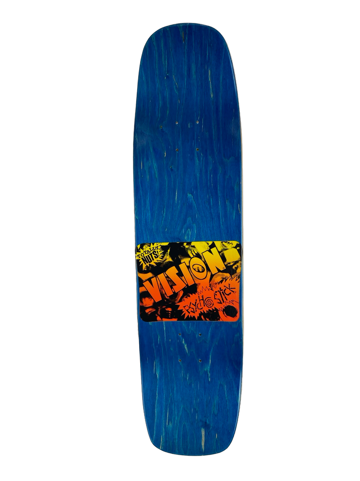 Vision Psycho Stick Swirl x Modern Shaped  Deck- 8.875"x32.75"