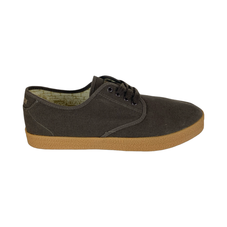 Draven Wayne Brown Canvas CVOs Men's Shoes