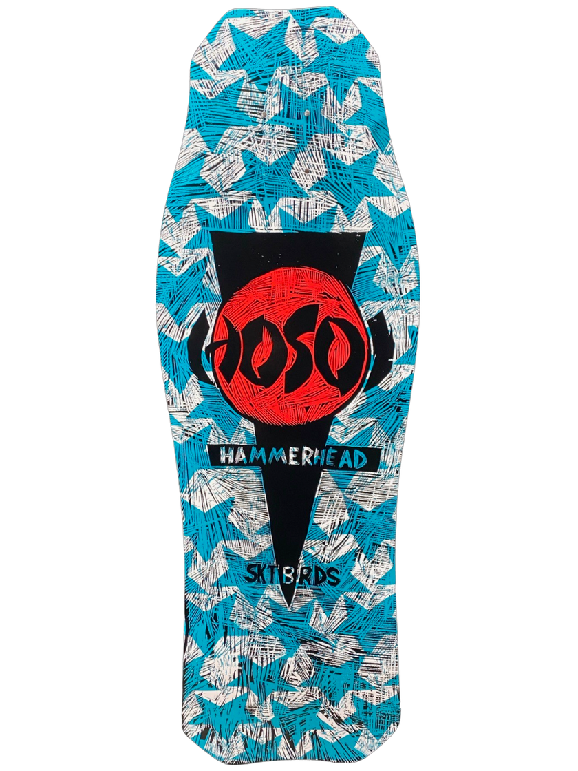 Hosoi Skateboards x Sean Starwars O.G. Hammerhead WoodCut Stars Deck– 10.5"x31"