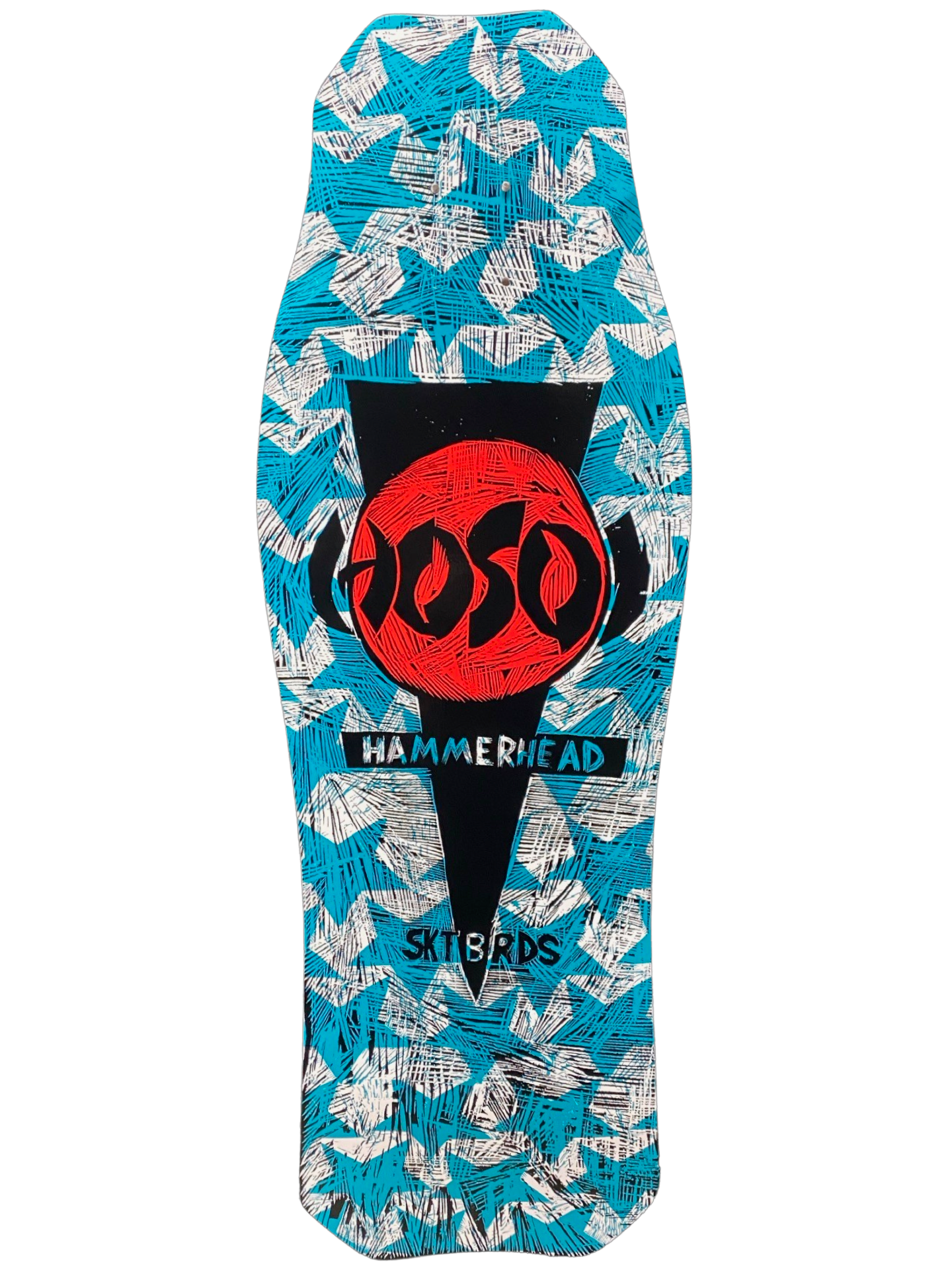 Hosoi Skateboards x Sean Starwars O.G. Hammerhead WoodCut Stars Deck– 10.5