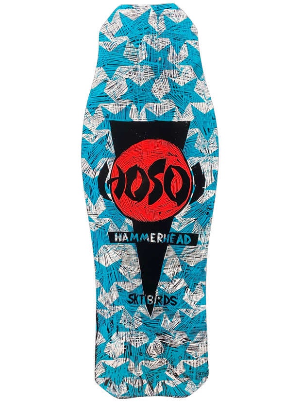 Hosoi Skateboards x Sean Starwars O.G. Hammerhead WoodCut Stars Deck– 10.5"x31"