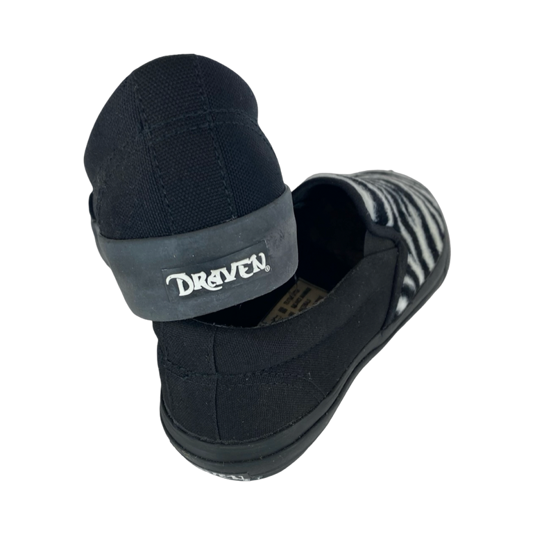 Draven Zebra Fur Slip-Ons Men's Shoes
