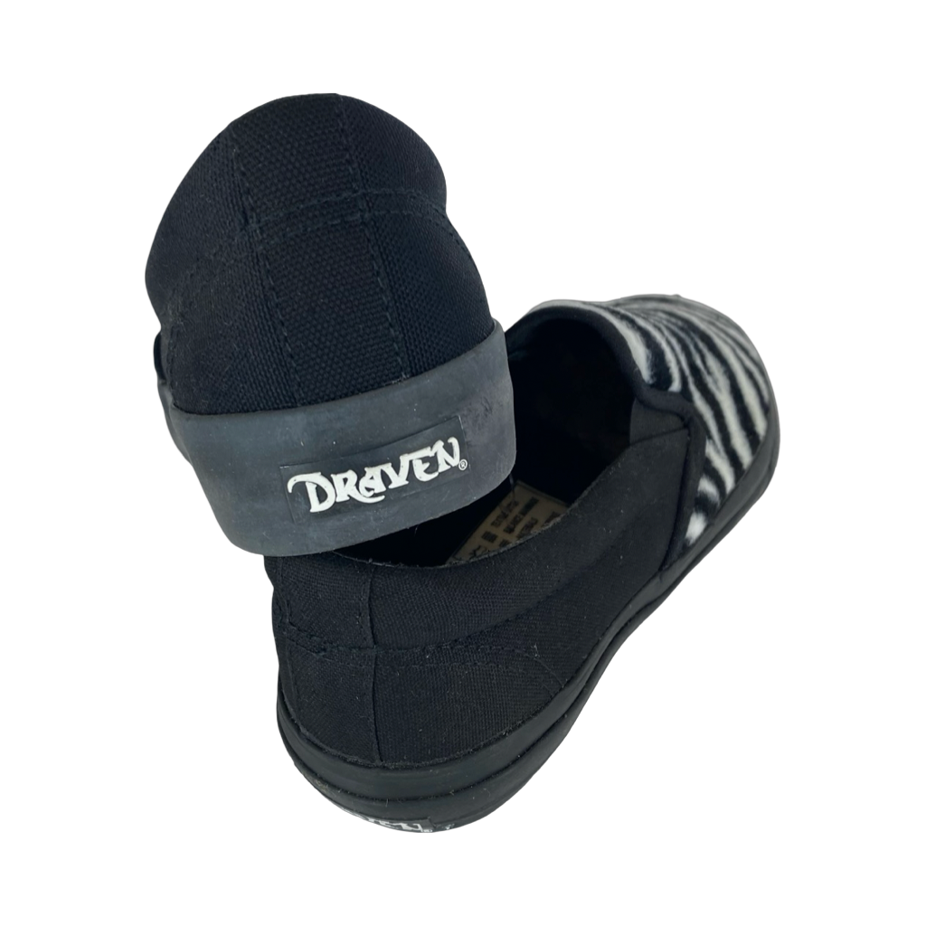 Draven Zebra Fur Slip-Ons Men's Shoes