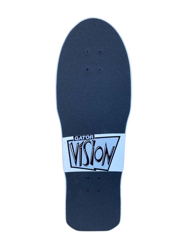 Vision Gator II Complete Skateboard-Woodcut Art by Sean Starwars- 10.25"x29.75"