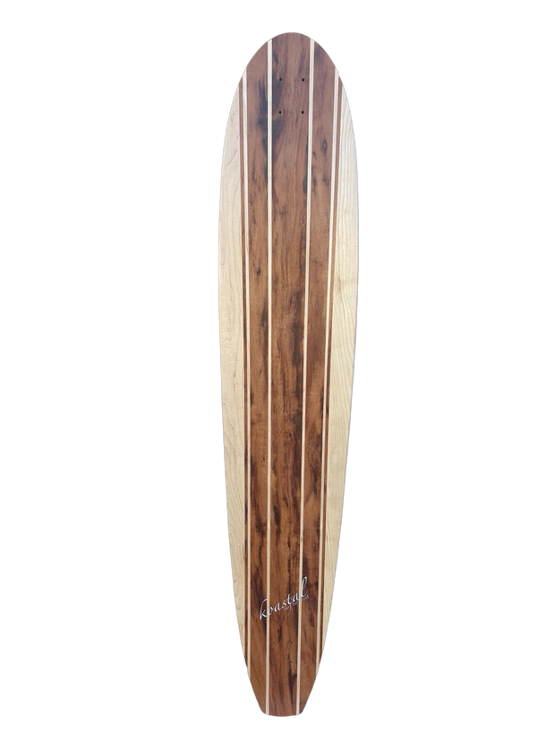 Koastal Drifter-7 Padauk/Maple 60" Longboard Cruising Skateboard - Complete