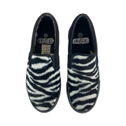 Draven Zebra Fur Slip-Ons Men's Shoes