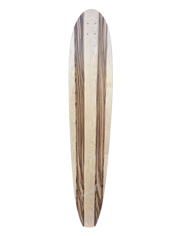 Koastal Drifter-6 Tiger Wood/Maple 60" Longboard Cruising Skateboard Deck