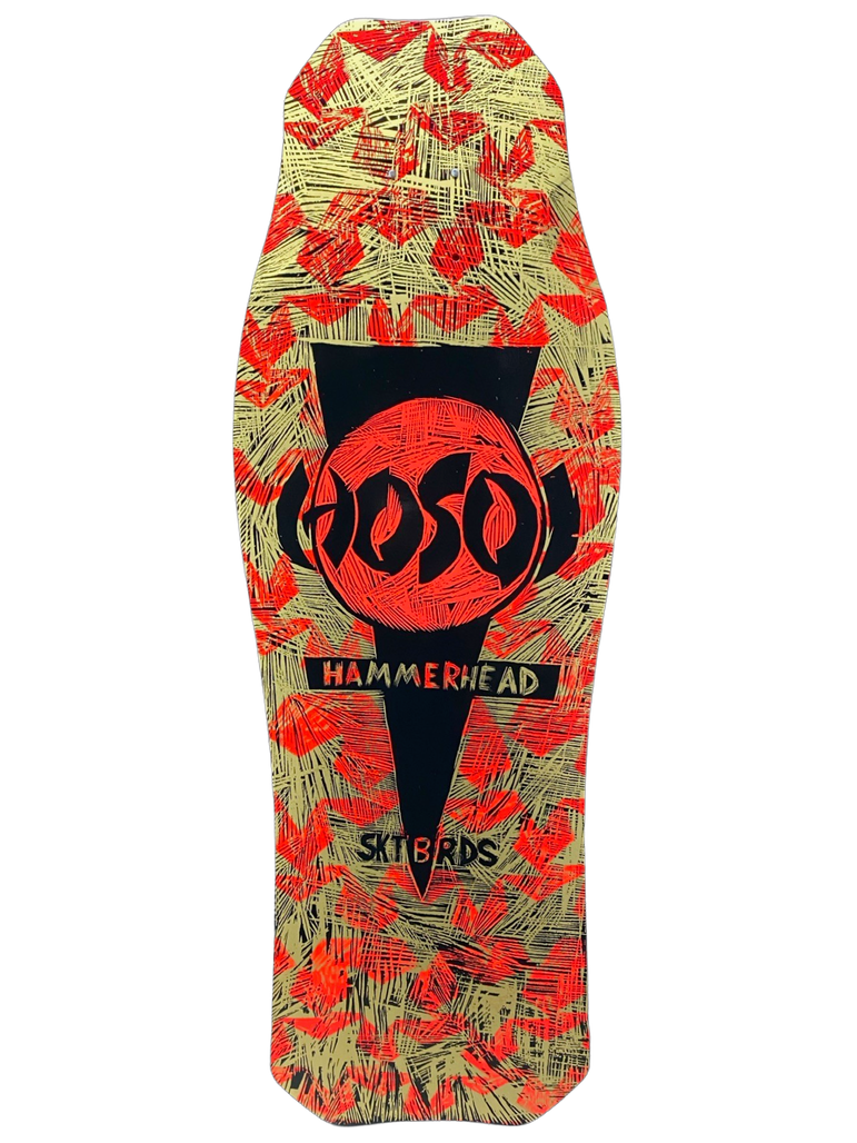 Hosoi Skateboards x Sean Starwars O.G. Hammerhead WoodCut Stars Deck– 10.5