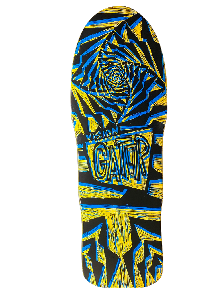 Vision Gator II Deck-Woodcut Art by Sean Starwars- 10.25