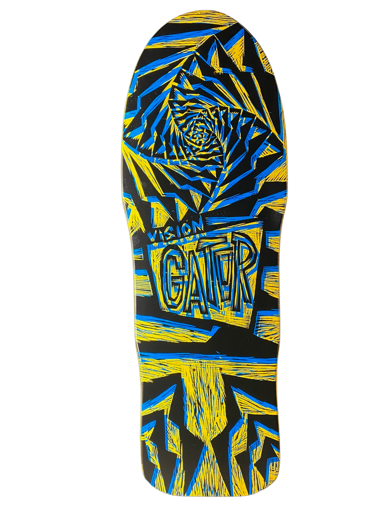 Vision Gator II Deck-Woodcut Art by Sean Starwars- 10.25