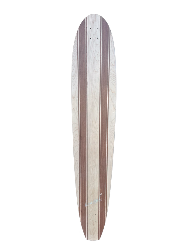 Koastal Drifter-4 Sapele/Maple 60" Longboard Cruising Skateboard Deck