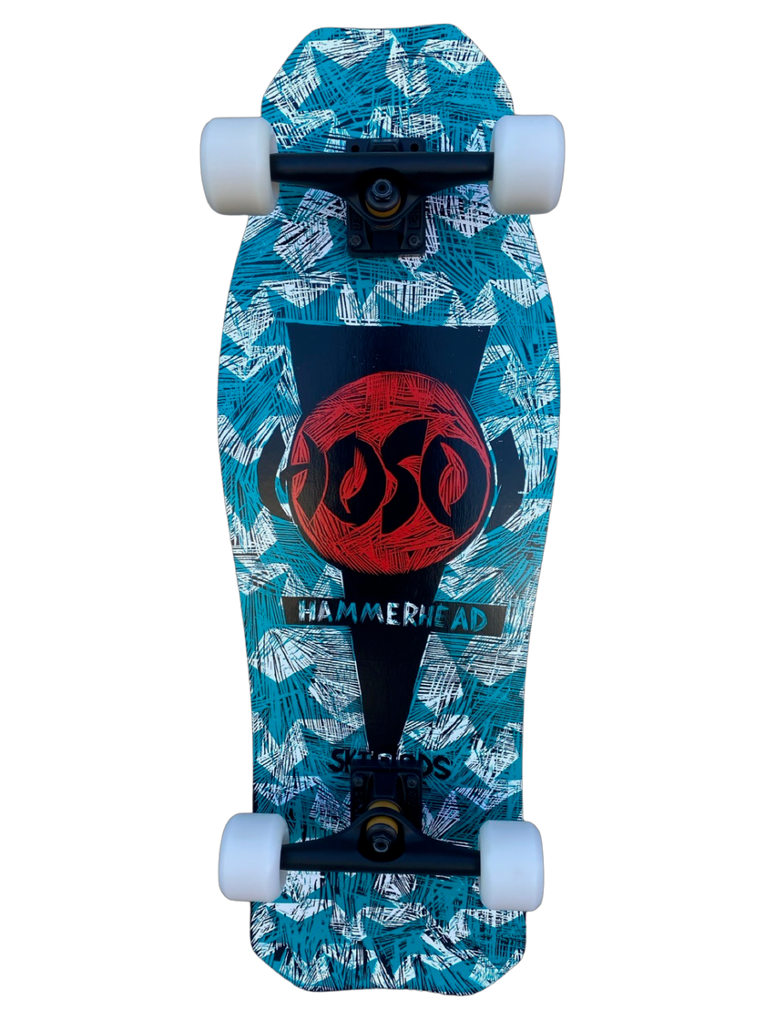 Hosoi Skateboards x Sean Starwars O.G. Hammerhead WoodCut Complete– 10.5"x31"