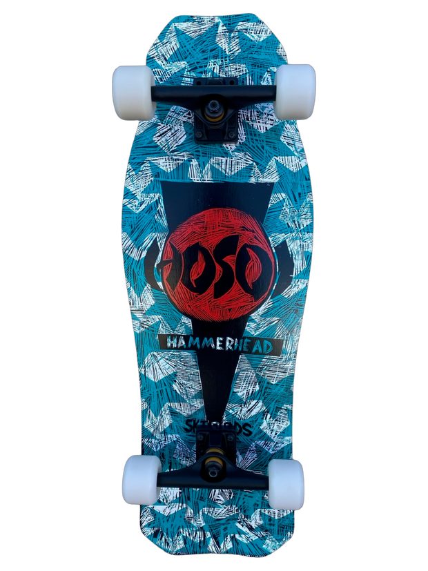 Hosoi Skateboards x Sean Starwars O.G. Hammerhead WoodCut Complete– 10.5"x31"