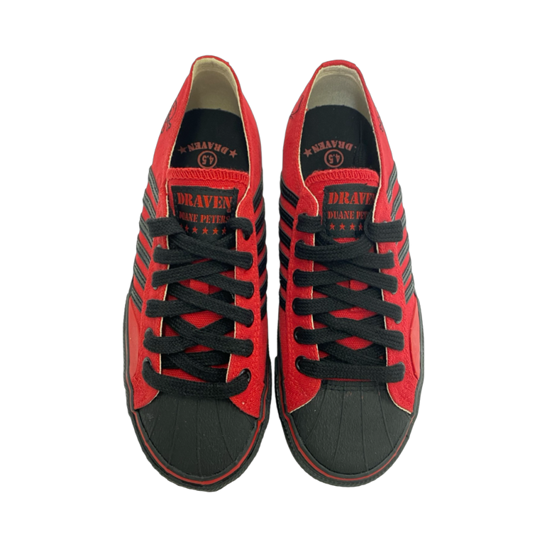 Draven DP Canvas Low Red/Black Men's Shoes