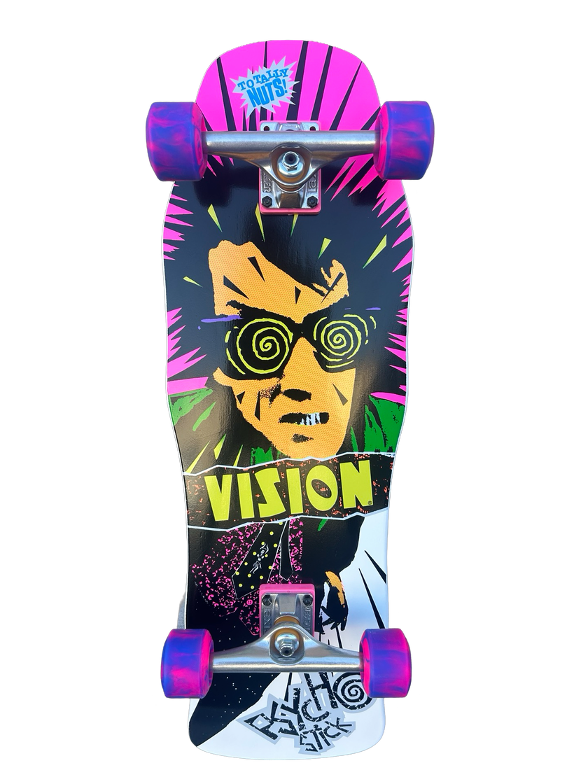 Vision Original Psycho Stick Complete Skateboard - 10"x30"