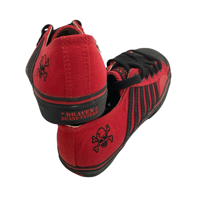 Draven DP Canvas Low Red/Black Men's Shoes