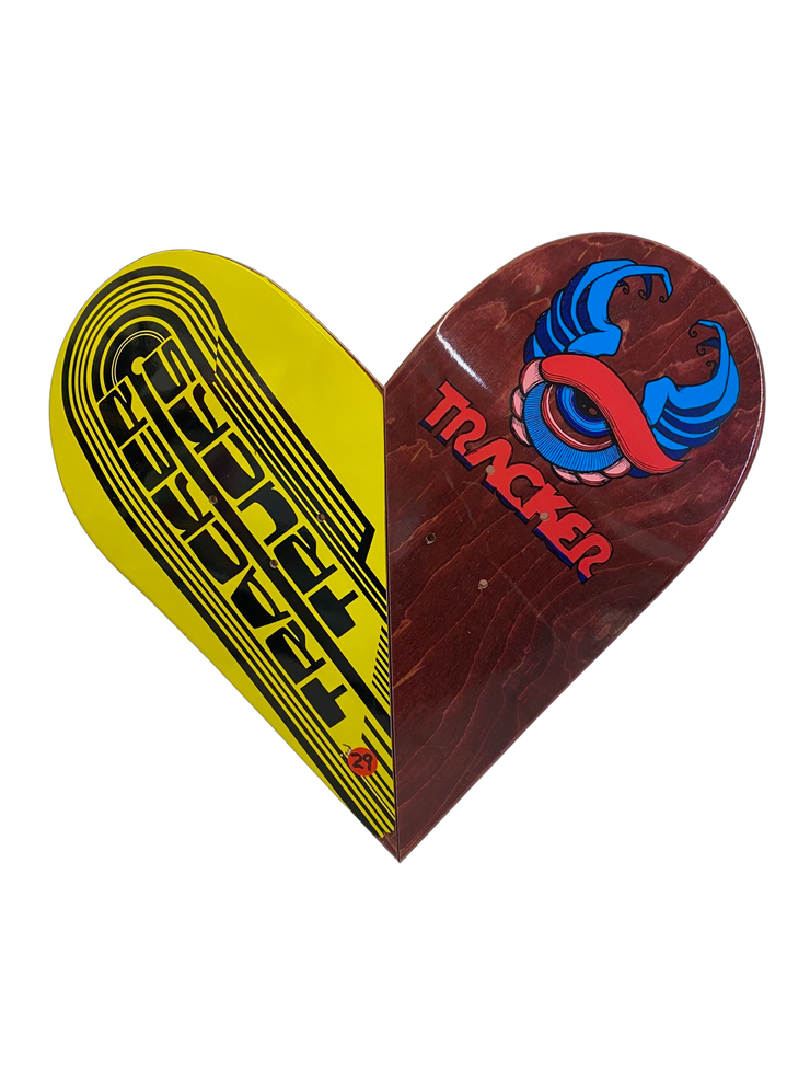 Skateboard Heart Art 