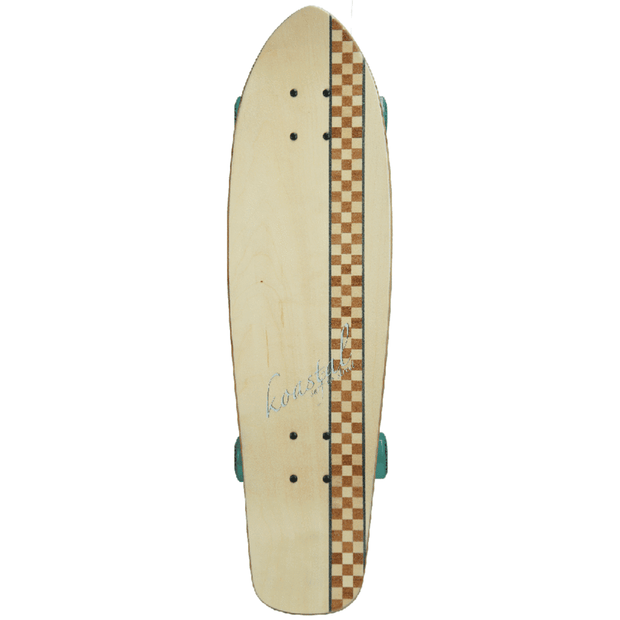 Koastal Checkered Stripe Light Mini Cruiser Complete