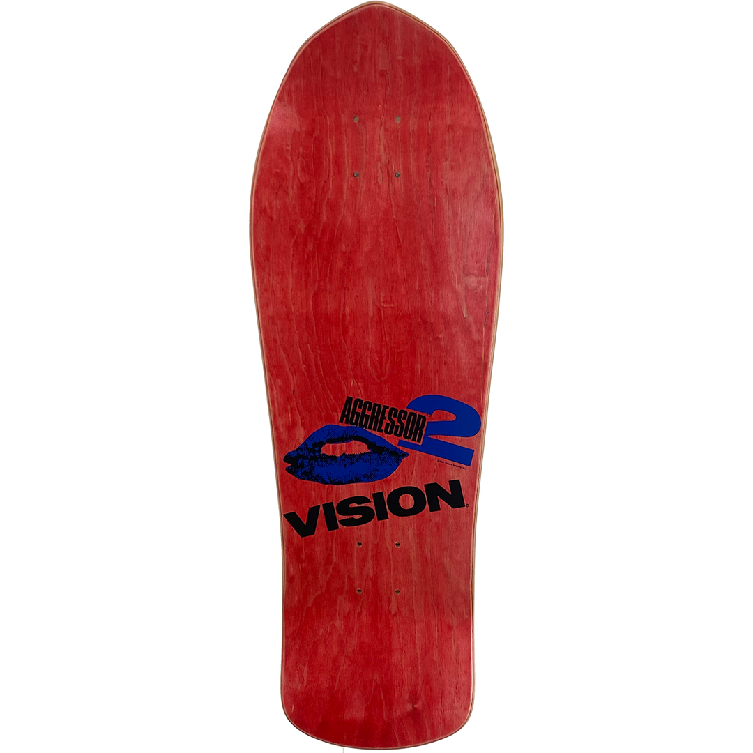 VISION AGGRESSOR 2 スケートボードデッキ Aggressor 2 - Modern Shaped Skateboard Deck - 8.5