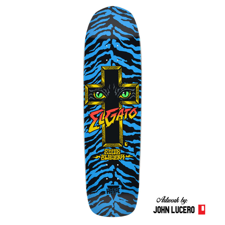 Hosoi Skateboards Cat Eyes Deck– 8.75"x32.75"- Blue Dip